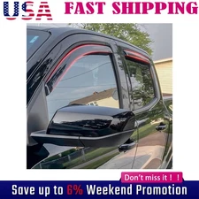 For 2023-2025 Chevy Colorado In-Channel Window Vent Visors Rain Guards -US