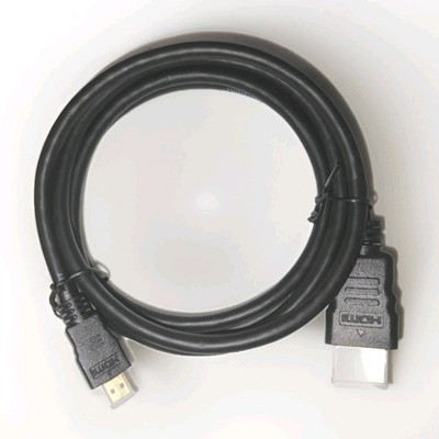 MICRO HDMI to HDMI Male + Ethernet 4k Raspberry Pi5 Pi4 PC Video FAST Cable Plug