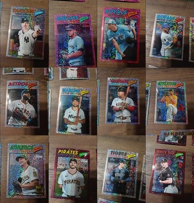 Chrome Sparkle Parallels, 2026 Topps Heritage Baseball Pick Your Card & Complete