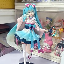 New Hatsune Miku Anime Figure Toys Neo Tokyo Series Kimono MIKU Kawaii Cartoon