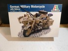 Italeri 1:9 #7403 German Military Motorcycle w/Sidecar Nib