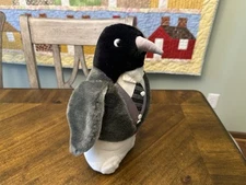 Vintage Collectibles Dan Brechner 12" Tuxedo Penguin Plush Canadian Club Whiskey