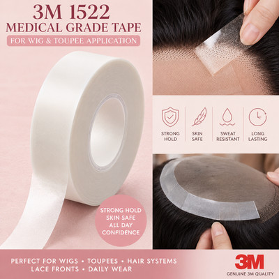 3M Medical Grade Tape für Perückenanwendung | starkes hautsicheres Klebeband