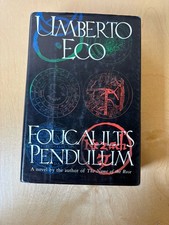 Foucault's Pendulum by Umberto Eco (1989, Hardcover)