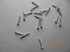 ALUMINUM FLAT HEAD SLOTTED MACHINE SCREWS 6/32 x 1"  20 PCS. NEW