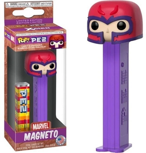 FUNKO MAGNETO X-MEN POP PEZ  MARVEL COMICS DISPENSER FACTORY PACKAGED