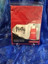 Flirty Aprons Red Real Men Rub Their Meat Apron New Grilling Cooking Chef