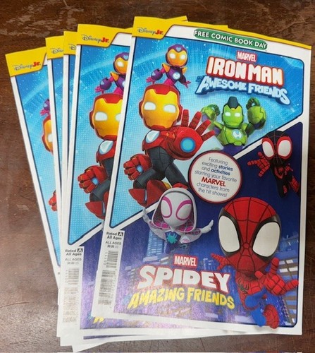 Free Comic Book Day 2025 FCBD Fantastic 4, Spider-Man), Big Rig, Gundam, Spears - Picture 40 of 55