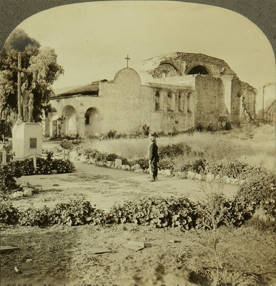 Keystone Stereoview Mission San Juan Capistrano California Missions Set #23026