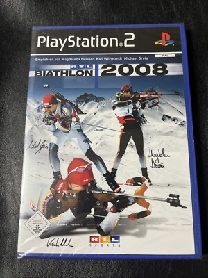 RTL Biathlon 2008 für Sony PS2 / PlayStation 2 - Neu, Versiegelt, Sealed @458