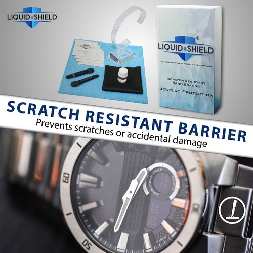 Liquid Shield Scratch Protection Coating for Watches & Jewelry Cleaner Cleaning - Picture 2 of 9