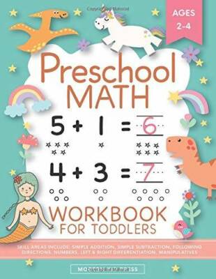 Preschool Math Workbook for Toddlers Ages 2-4: Beginner Math Preschool Le - GOOD