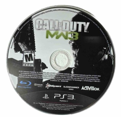 Call of Duty Modern Warfare 3 - PlayStation 3 - PS3 - *Disc Only* *Black Label*