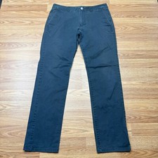 Bonobos Golf Black Tailored Fit Flat Active Golf Pants Mens 32 x 32