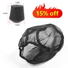 Small Engine Cold Air Intake Pre-filter Conical Cover Universal Air Filter Black