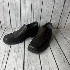 G H Bass men's Brown Baltasar leather dress shoes loafers us size 8 M