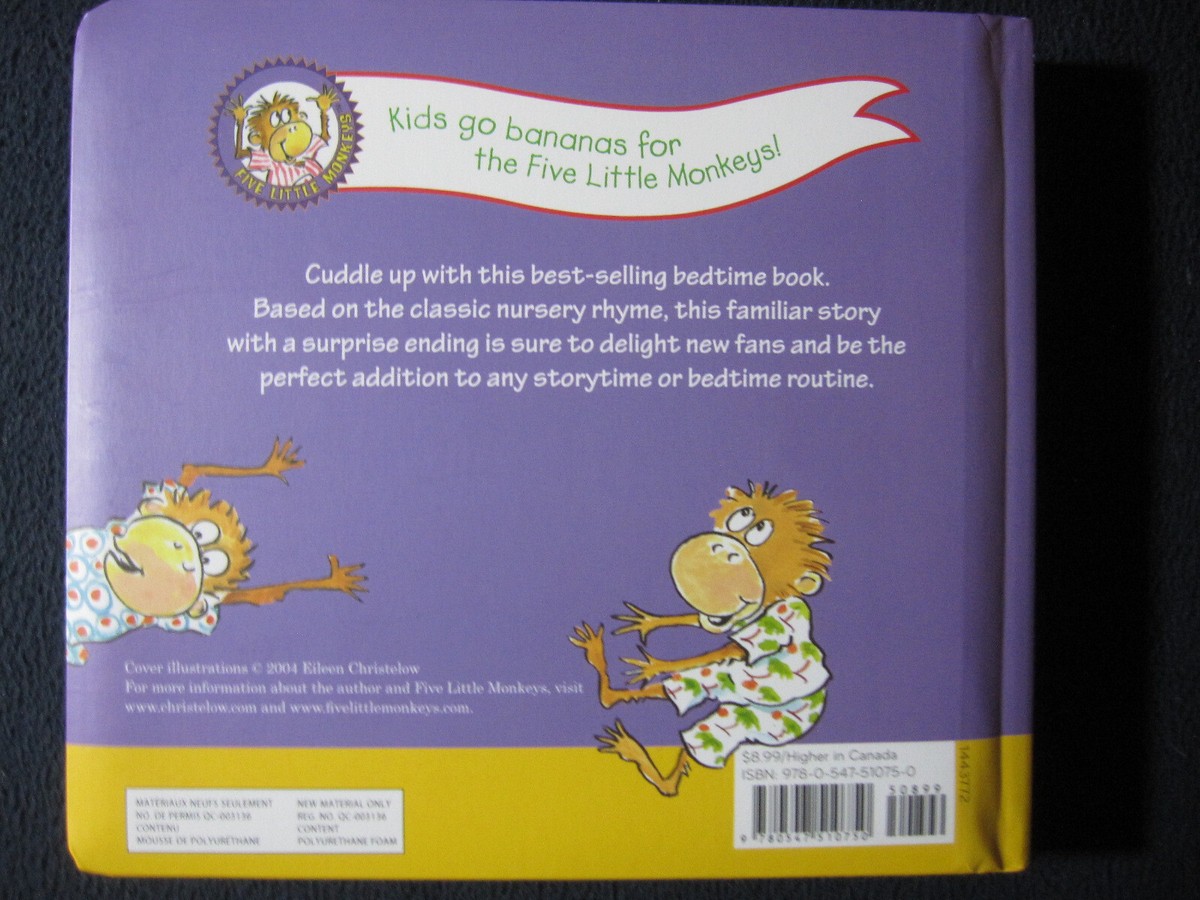 Five Little Monkeys Jumping on the Bed Padded Board Book (A Five