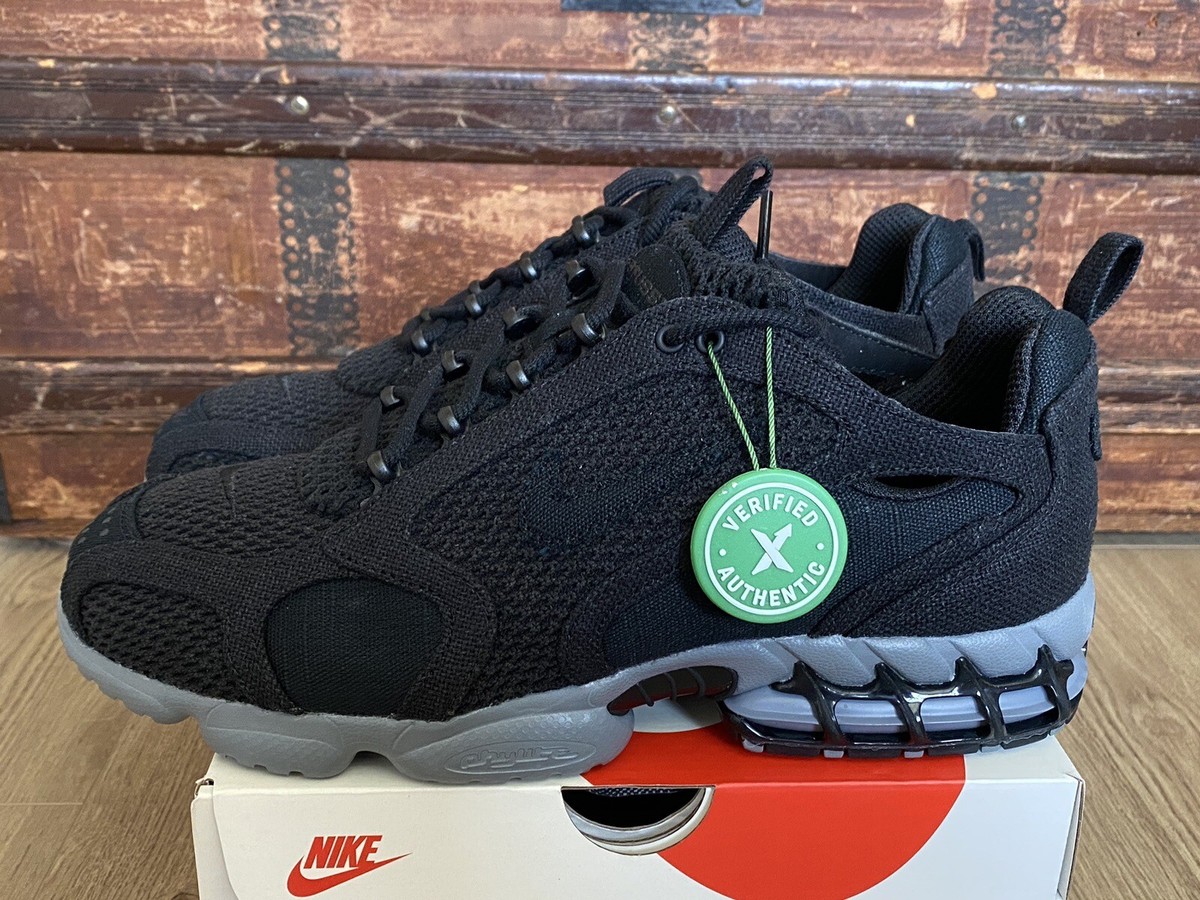 2020 Nike Air Zoom Spiridon Cage 2 Stussy Black CQ5486-001