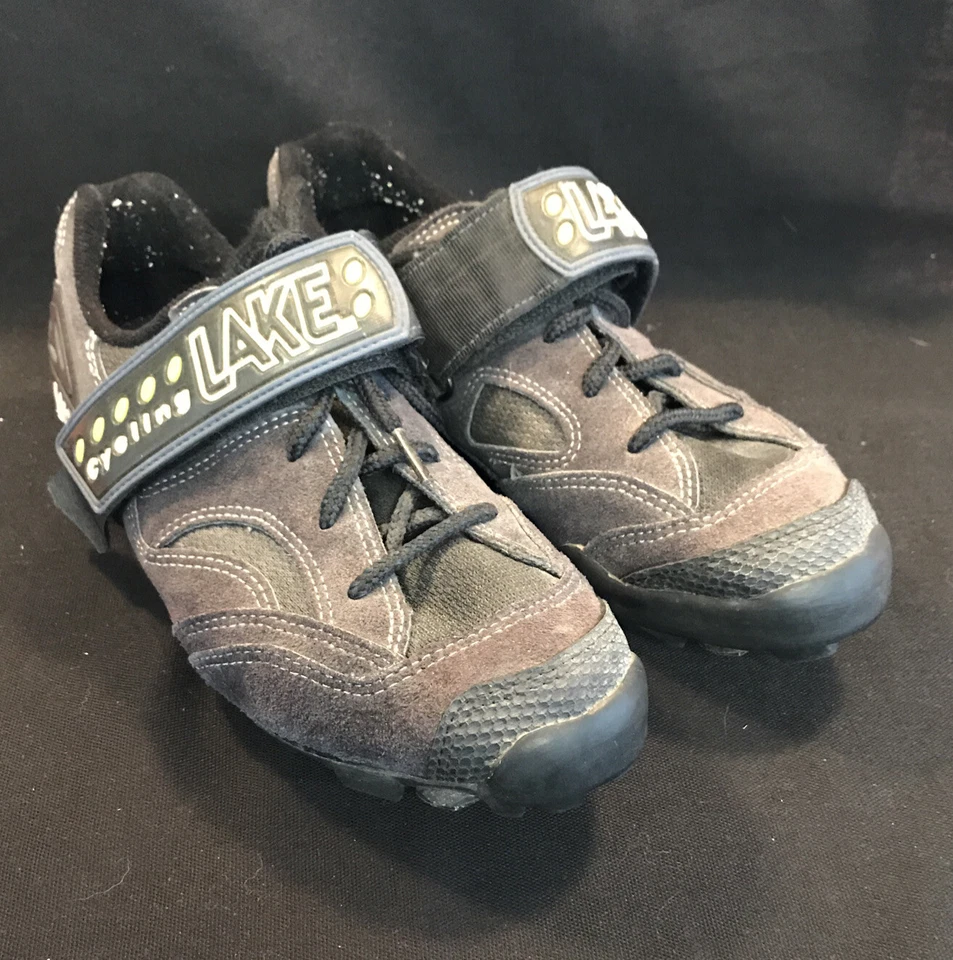 Lake Ciclismo Bicicleta Zapatos Talla 6.5, 40 EU Correa Con Cordones 2 Puntas Gamuza 40.0 LB1 Foto 4 de 4