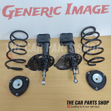 FOR VW GOLF 1.6 TDI MATCH FRONT SHOCK ABSORBERS NOEW TOP MOUNTS & FRONT SPRINGS