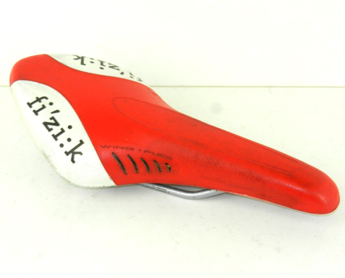 FIZIK WING FLEX CARBON REINFORCED BICYCLE SADDLE BIKE SEAT RED AND