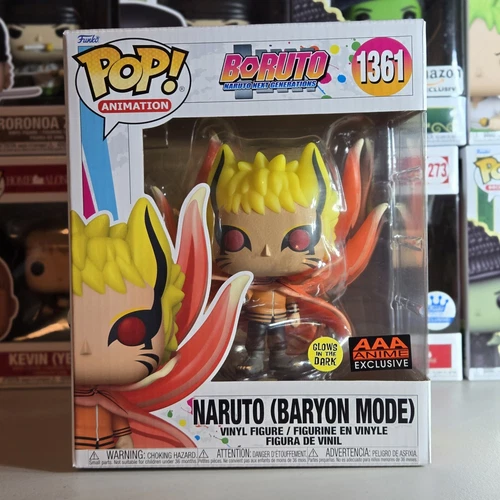 Funko Pop! Boruto 6" Naruto Baryon Mode GITD #1361 AAA Exclusive