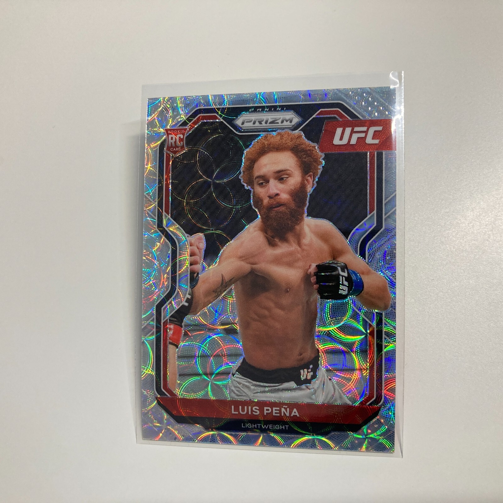 Luis Pena 2021 Panini Prizm UFC Premium Box Set Scope Rookie Card 63/99 #27