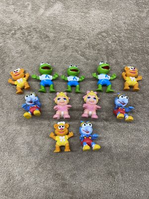 Vintage 1986 Muppet Babies Lot! 11 Total! Kermit/Gonzo/Fozzie/Miss Piggy