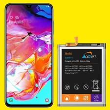 High Capacity AceSoft 4600mAh Rechargeable Battery f Samsung Galaxy A70 SM-A705U