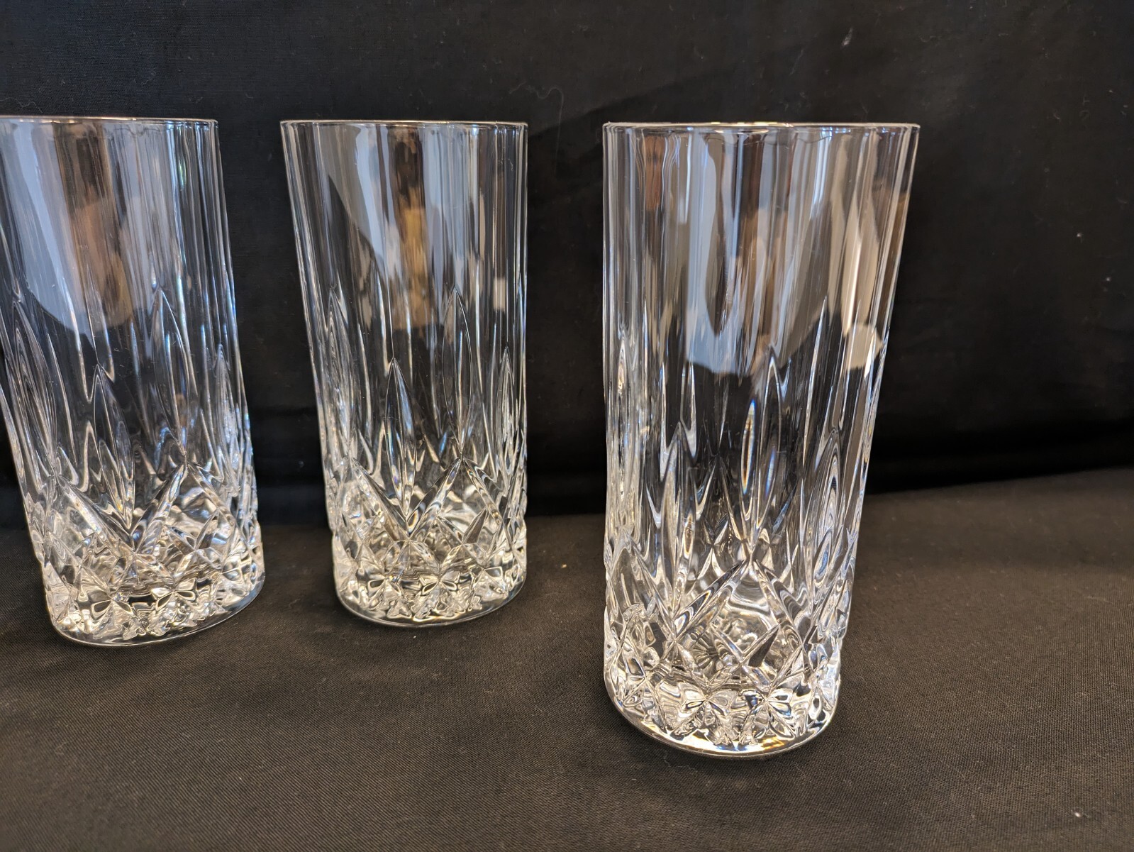 Set of 4 Galway??? Lead Crystal Highball Glasses 5 3/4" eBay
