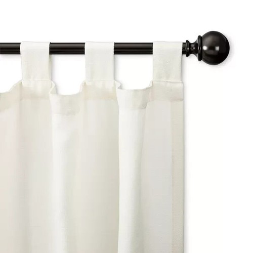 Threshold Ball Double Curtain Rod 66"-120" Oil Rubbed Bronze - Picture 2 of 3