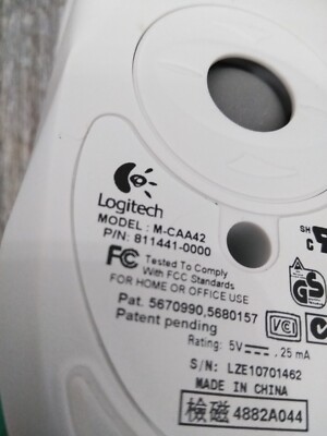 Logitech PS/2 3ボタンマウス M-CAA42 Logitech M-CAA42 2-button PS/2