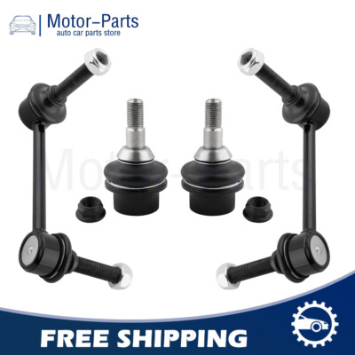 4pcs Front Lower Ball Joints Sway Bar End Links Fit for Dodge Durango 2011-2015