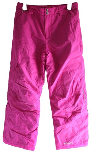 Colombia コロンビア　XXS 4/5 ピンク Columbia Kids Pink Snow Pants Outgrown Omni-Shield Insulated Ski