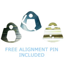 Genuine Hurst Comp Plus 4 Speed Shifter Shim Spacer Plates Set 3 NEW W Free Pin