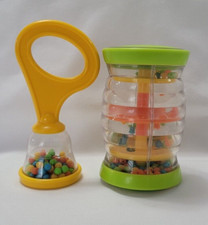 Lot of 2 Baby Musical Toys - Maraca and Shaker