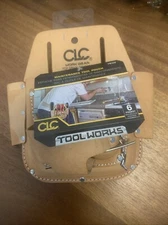 6 POCKET ELECTRICAL & MAINTENANCE TOOL POUCH TOP GRAIN LEATHER W438