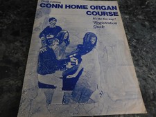Conn Home Organ Registration Guide