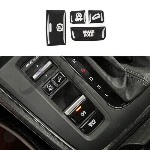 Black Central Console Gear Shift Switch Cover Trim For Honda CRV CRV