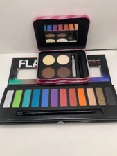 Okalan Flash Color Palette + W7 Brow Parlour Eyebrow Kit (Set of 2)