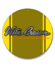 Oldsmobile Vista Cruiser Emblem 1964 - 1969 Aluminum Round Sign Made Usa 14 Colo Oldsmobile Vista Cruiser Emblem 1964 - 1969 Aluminum Round Sign Made Usa 14 Colo