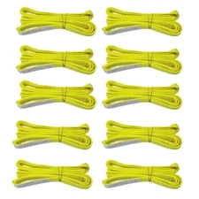 10PK 1"X6' Web Sling Lift Tow Strap Heavy Duty Rigging Moving Straps 3200LBS 5:1