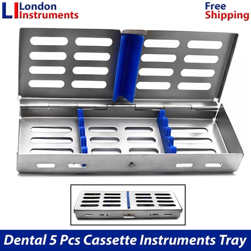 Instrumentos restauradores de relleno compuesto dental y caja bandeja de casetes de 5 piezas - Imagen 3 de 4