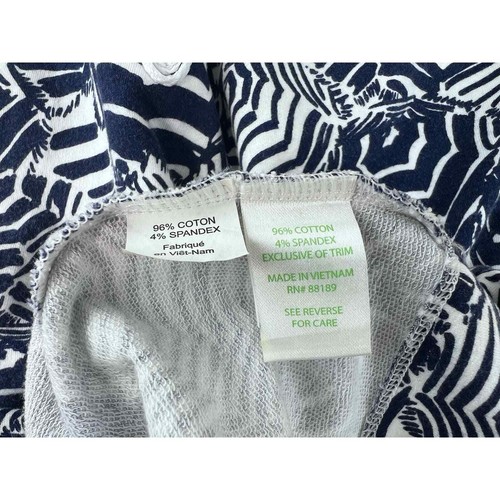 Lilly Pulitzer Navy/White Umbrella Print Cotton Sleeveless Dress -Small - Picture 6 of 8