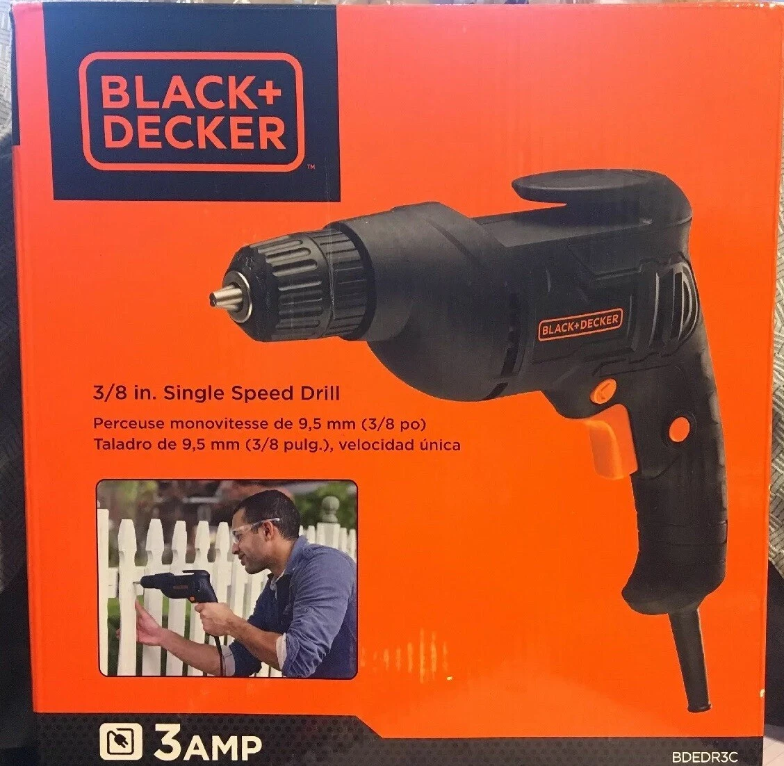 Image of Black & Decker BDEDR3C drill at Best Buy