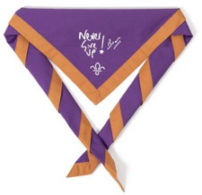 Gilwell Never Give Up Chief Scout Necker Bear Grylls