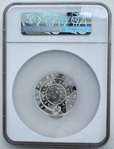 NGC PF70 FR France 2019 Leonardo Da Vinci 500th Birth Silver Coin 5oz 50 Euro - Picture 2 of 7