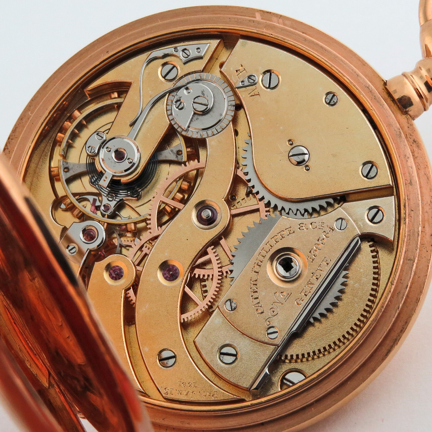 Patek Philippe Chronometro Gondolo 56mm 22 lignes 18K Rose Pocket Watch Archive eBay