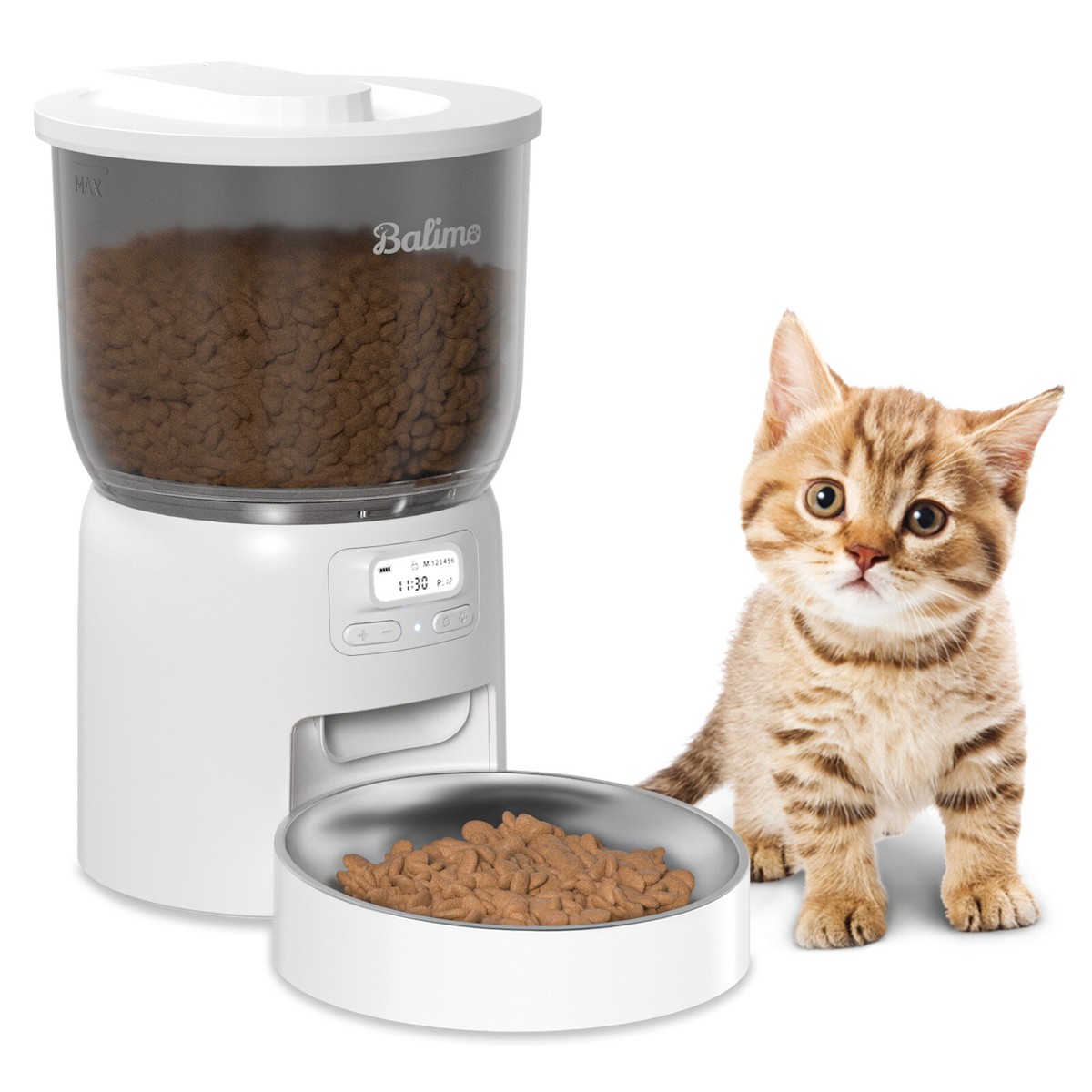 WellToBe Futterautomat Katzen Mit App, WiFi Automat Produktbild-Vorschau 8