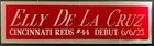 ELLY DE LA CRUZ REDS NAMEPLATE FOR AUTOGRAPHED SIGNED BASEBALL-BAT- JERSEY-PHOTO